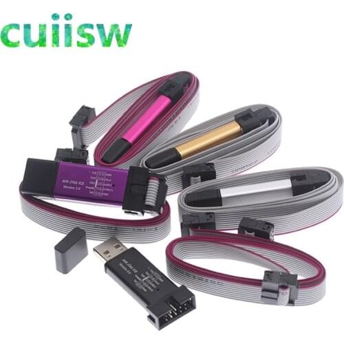 AVR JTAG ICE Emulator (Metal Shell + Overcurrent Protection + Width + Buffer Chip + Voltage Cable)