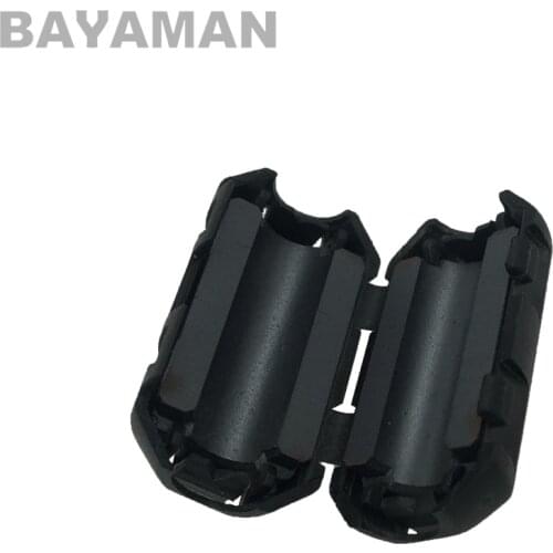2pcs Noise Suppressor Ferrite Filters Core Anti-jamming Magnetic Ring Clip Choke Ferrite Core Cable Filter