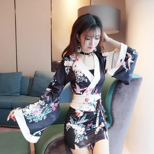 Traditional Japanese Kimonos Geisha Cosplay Kimono Haori Obi Yukata Kimono Japones Sexy Japanese Dresses Geisha Costume