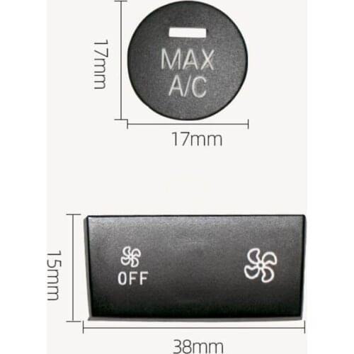 For BMW 3 Series F35 F30 air conditioning panel switch button central control switch button knob cover 64119320348