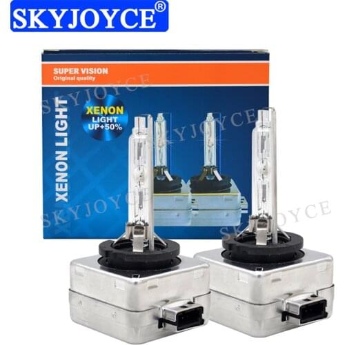 SKYJOYCE 35W D1S HID Bulb 35W D1S D2S D3S D4S 4300K 6000K 55W D1R D2R 5000K 8000K Metal Base Car Headlight 55W D1S D2S HID Bulb