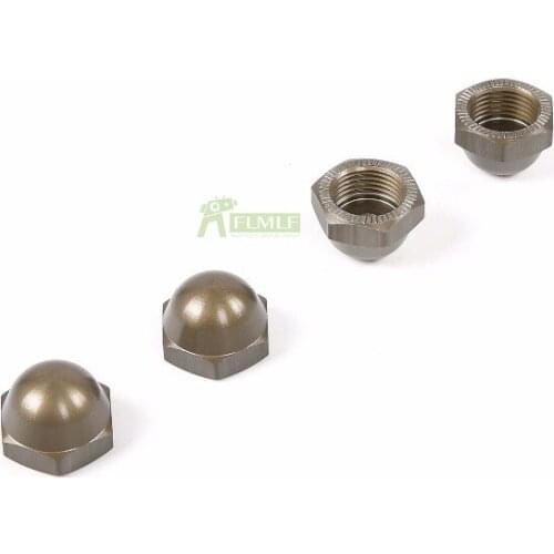 Alloy Hard Oxygen Sealed Wheel Tire Nuts Set Fit for 1/5 HPI ROFUN ROVAN KM BAJA 5B 5T 5SC Losi 5ive T Rovan LT KingMotorX2