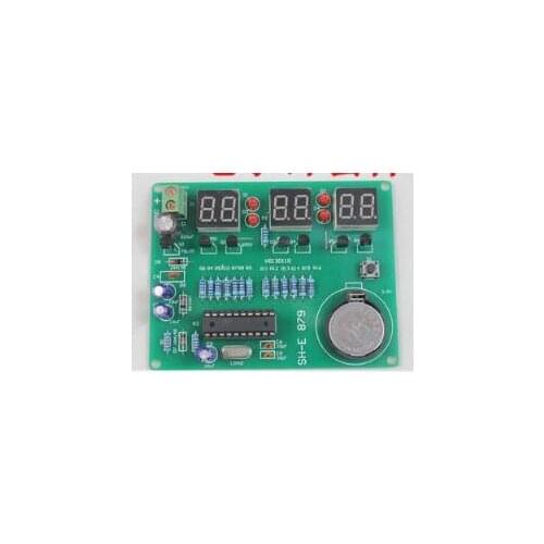 DIY Kits AT89C2051 Electronic Clock Digital Tube LED Display Suite Electronic Module Parts and Components DC 9V - 12V