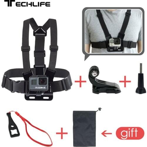 Chest Mount Harness For GoPro Hero 5 6 Accessories Chest Strap For Xiaomi Yi 4K For Eken For Go pro SJCAM SJ4000 Action camera