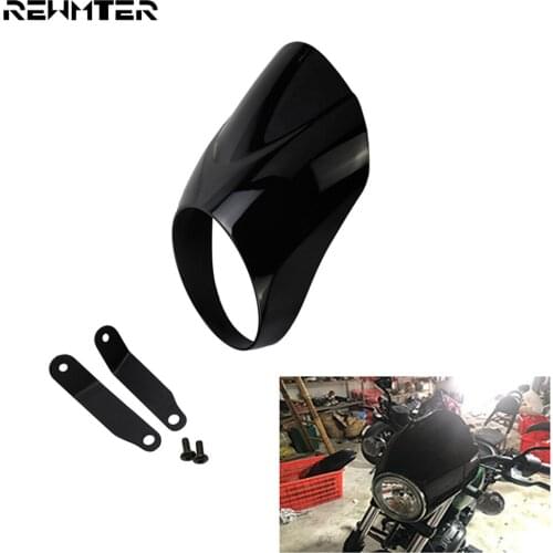 Motorcycle Headlight Fairing Mask Windshield Windscreen Cover Mount For Yamaha XVS 950 SPEC BOLT 950 14-19