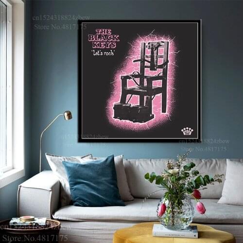 The Black Keys Poster Rapper Singer Music Album Lets Rock Canvas Painting Wall Art Posters and Prints Home Decor