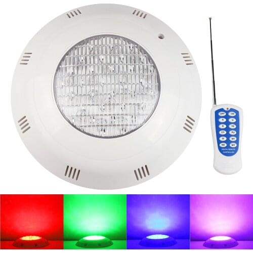 RGB Underwater Lamp 18LED AC12V Pond LED Lights IP68 Waterproof Swimming Pool Party Decor LED Spotlight With Remote Controller