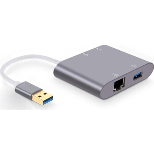 USB 3.0 Ethernet adapter RTL8153 USB 3.0 Network Hub RJ45 cable adapter USB 3.0 to Gigabite 100M for win10/8/mac os