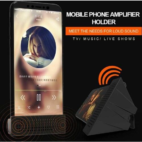 Group Vertical Vertical Portable Desktop Universal Phone Sound Amplifier Holder Stand for Smartphones r20