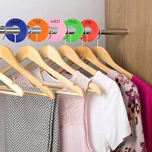 72 Pieces 8 Colors Clothes Discount Sizing Clothing Rack BLANK Size Dividers Baby Closet Fashion Shop Clothes Organizer