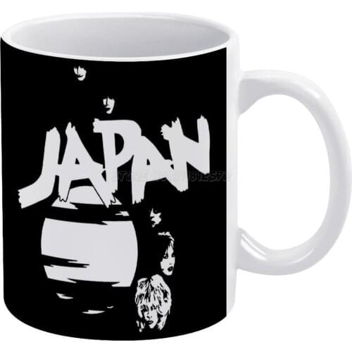 Japan White Mug White Ceramic Tea Cup Birthday Gift Milk Cups and Mugs Japan Japan Band David Sylvian Steve Jansen Richard Barbi