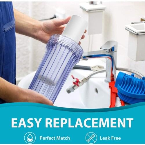 10 Inch 5 Micron PP Cotton Sediment Water Filter Cartridge System Reverse Osmosis Replacement The Water Filter