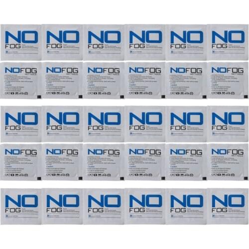 30pcs Glasses Anti-Fog Wet Wipes Pre-moistened Antifog Lens Wipe Individually Wrapped Disposable Defogger Eyeglass Wipes