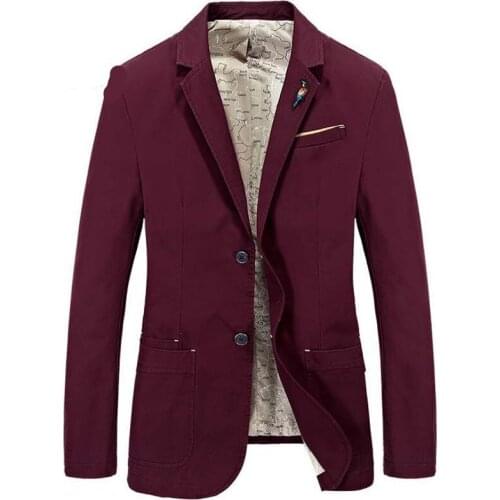 Blazer Leisure Coats Mens Loose Suit Autumn Jackets Fashion Coat Jacket Pure Color Tops Outer Male Blazers