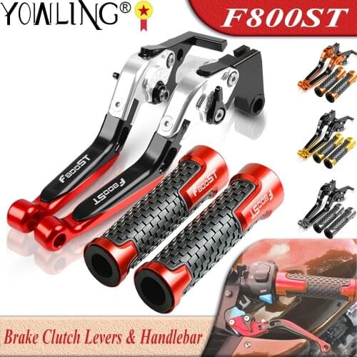 For BMW F800ST 2006 2007 2008 2009 2010 2011 2012 2013 2014 2015 Motorcycle CNC Brake Clutch Lever Handle Bar Grip F800 F 800 ST