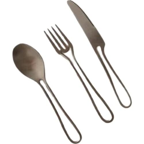 Elegant Life Silverware Cutlery Set Stainless Steel Utensils Including Knife Fork Spoon for Home Kitchen Restaurant