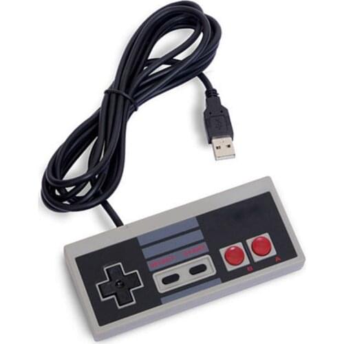 Elistooop USB Plug NES wired handle controller PC/USB/nes computer game handle Retro handle USB NES Controller