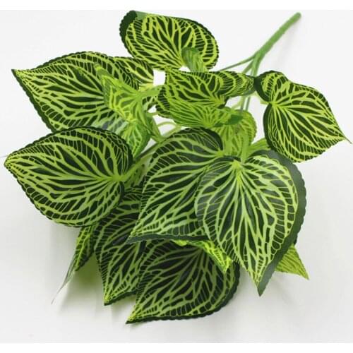 Artificial Plants Green Grass Plastic Plant Wall Garden Home Decoration Simulation Flowers Fake Plant Leaves Green Plant