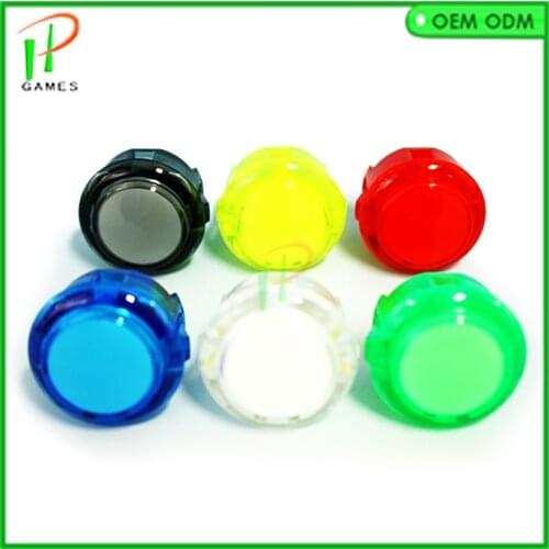 10pcs/lot original OBSC-24 Sanwa Push Button transparent Push button clear 24mm push button