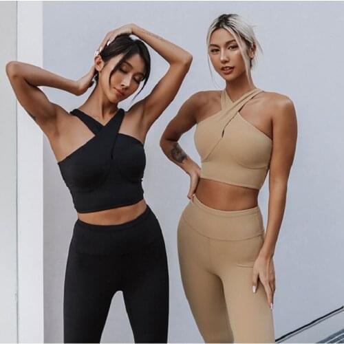 Yoga Set Yoga Leggings Set Women Fitness Suit For Yoga Clothes High Waist Gym Workout Sportswear Gym Sports Clothing