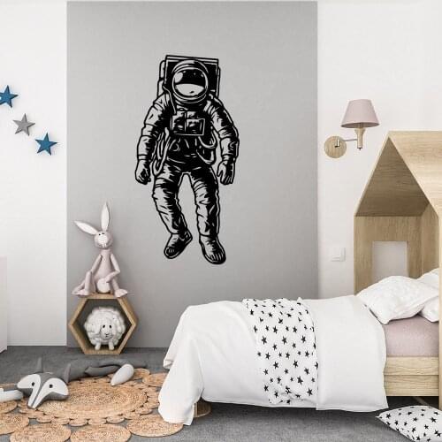 Creative Astronaut Vinyl Decals Wall Stickers Kids Room Nature Decor Vinyl Art Decal