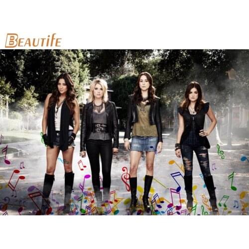 New Arrival Little Liars Poster Cloth Silk Poster Home Decoration Wall Art Fabric Poster Print 30x45cm,40X60cm.50X75cm,60X90cm