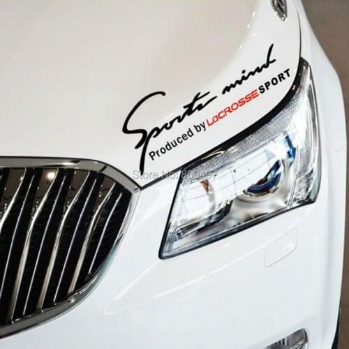 New Style Sports Mind Produced by Lacrosse Sports Stickers Car Accessory Decorative Decals for Buick Lacrosse