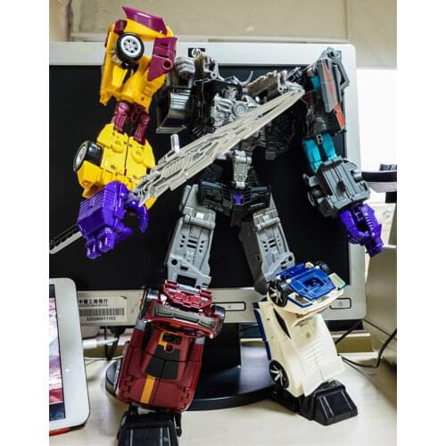 Transformation Oversize Metal Part Breakdown Wildrider of Menasor Action Figure Deformation and Assembly Model Toys Gifts