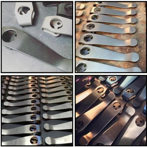 Top Quality Titanium Pocket Knife Clip Kydex Back Clips For C81 C10 Back C11 Clip waist knife folding Clips T8F3