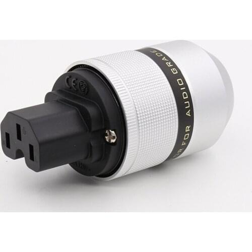 HI End Power Pure Copper G Plated Copper AC Power Cord Female Plug IEC C7 plug