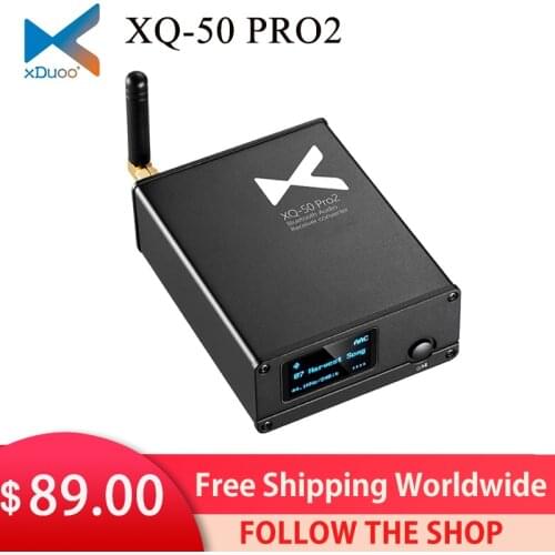 XDUOO XQ50 pro/ XQ-50 ES9018K2M USB DAC Buletooth 5.0 Audio Receiver Converter support aptX/SBC/AAC Rejuvenate your DAC/AMP