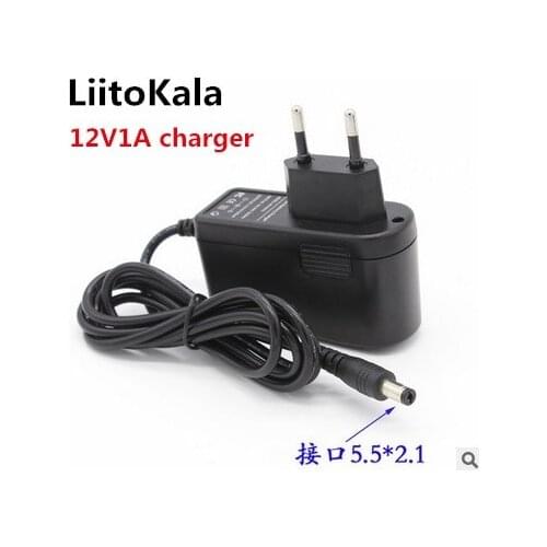 12 V Lithium Battery Charger 12.6 v 18650 Battery Charger DC Power Adapter 5.5 * 2.1 MM + Free Shipping