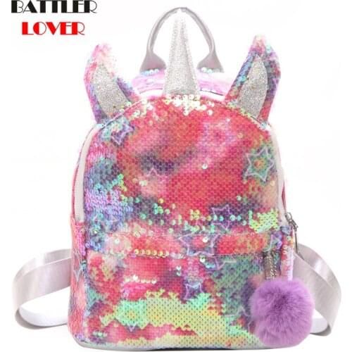 Women Unicorn Shapes Backpacks Rainbow Colorful Design Handbags For Female Kawai School Bags Totes Ladies New Brand Cute Bagpack
