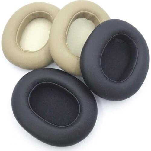 1 Pair Replacement Ear Foam Cushion Earpad Lightweight Faux Leather Memory Foam Ear Cushions For Edifier W830BT W860NB