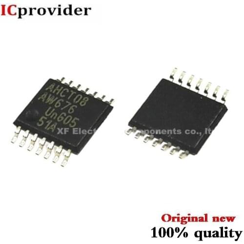 100pcs/lot SN74AHCT08PWR 74AHCT08PW 74AHCT08 GATE AND 4CH 2-INP TSSOP14 IC Best quality