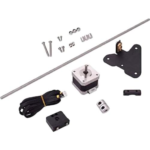 3D Printer Dual Z-axis Z Axis Rod Upgrade Kit with Stepper Motor Leading Screw Parts for Creality CR-10