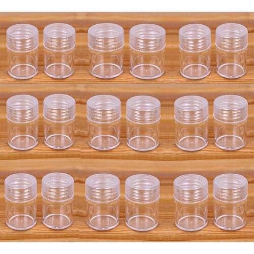 5/12/24/36/60/120 Bottles Diamond Painting Accessories Container Bottles Diamond Painting Tools Crystal Bead Storage jar