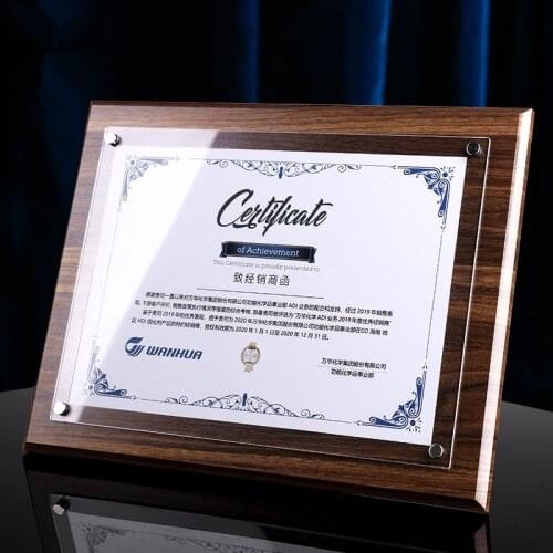 A5 Solid Wood High Quality Wooden Table Card Sign Stand Photo Office Certificate Frame Picture Poster Display Stand