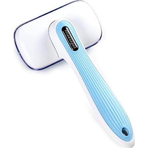 Automatic Hair Remover For Pet Dog Cat Comb Brush Dog Knotting Needle Self-Clean Combs For Dogs Pet Cleaning Grooming Suppl