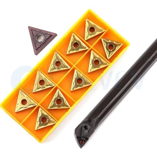 S20R-MTJNR16 S25S-MTJNL CNC Lathe Internal Turning Tools Holder +10Pcs TNMG1604 Machine Carbide Inserts long life Wear Resistant