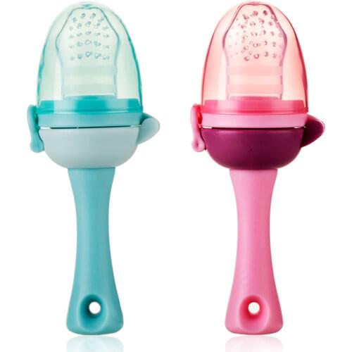 Baby Nipple Teethers with Pacifier Chain Gift Fresh Food Nibbler Kids Fruit Feeder Nipples Feeding Safe Baby Teat Pacifier