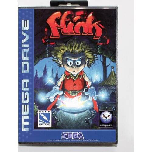 Flink 16bit MD Game Card For Sega Mega Drive/ Genesis with Retail Box