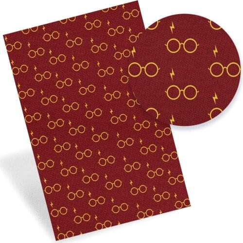 IBOW Synthetic Leather Lightning Prints DIY Hairbows Bags Bow Tie PU Material Home Textile Decoration Materials 22*30cm/Pc