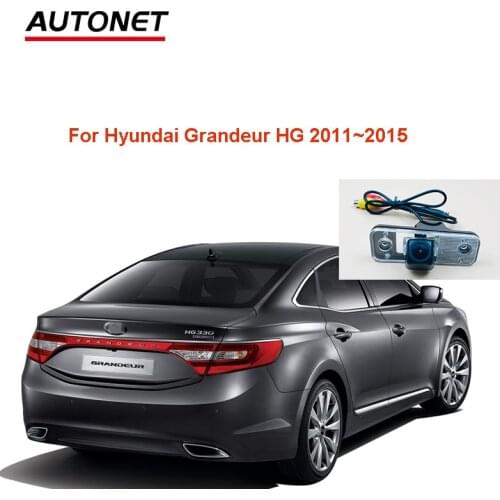 Autonet CVBS Rear view camera For Hyundai Grandeur HG 2011~2015 night view backup camera/ license plate camera/AHD rear camera