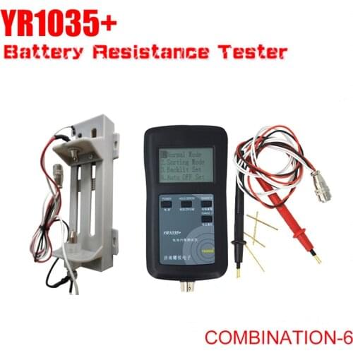 YR1035 Lithium Battery Internal Resistance Tester Instrument 100V Nickel Hydride Cadmium Button Battery Tester Combination 6