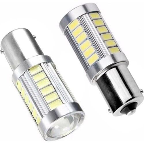Super bright LED Reversing Light 2Pcs 5630 33SMD 6500K Accessories Auto Car