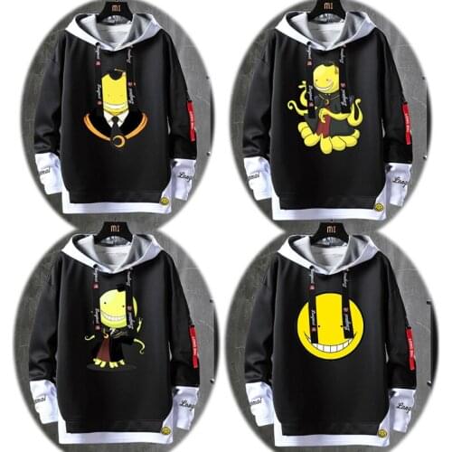 2021 Anime Hoodie Assassination Classroom Cosplay Hoodies Korosensei Hooded Sweaters Spring and Autumn Tops Unisex Sweatshirts
