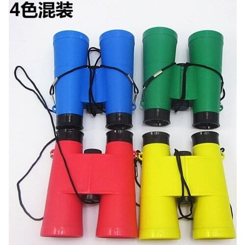 6x35 Plastic Children Binoculars Telescope For Kids Outdoor Games Toys Compact Children Magnification Toy