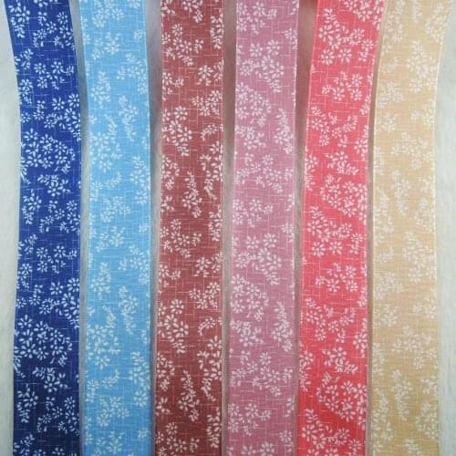 1''(25mm) Mixed color Printed Satin Ribbon 100% Polyester Fita Tapes Hair Accessories Wedding Decoration Ruban Ribbons 6Yard/set