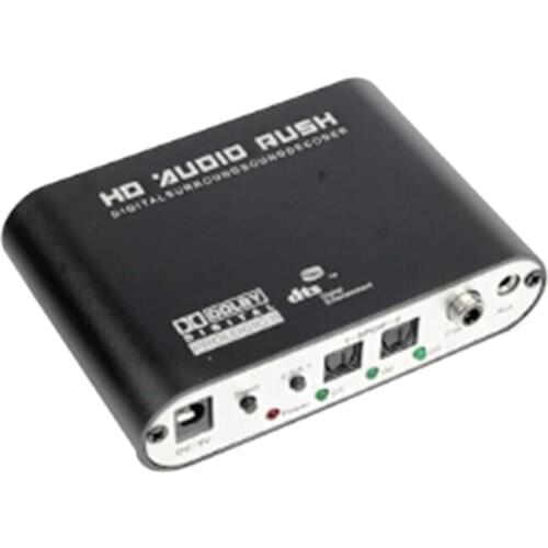 Audio Decoder,Digital Optical Coaxial To Analog Audio Converter 5.1 Audio Decoder AC3 Optical Digital Amplifier